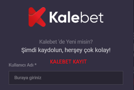 Kalebet Kayıt Oluştur